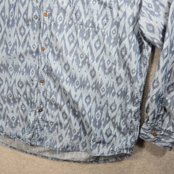 Territory Ahead Shirt Button Down Aztec Tribal Pattern 2XL Long Sleeve - Picture 3 of 10